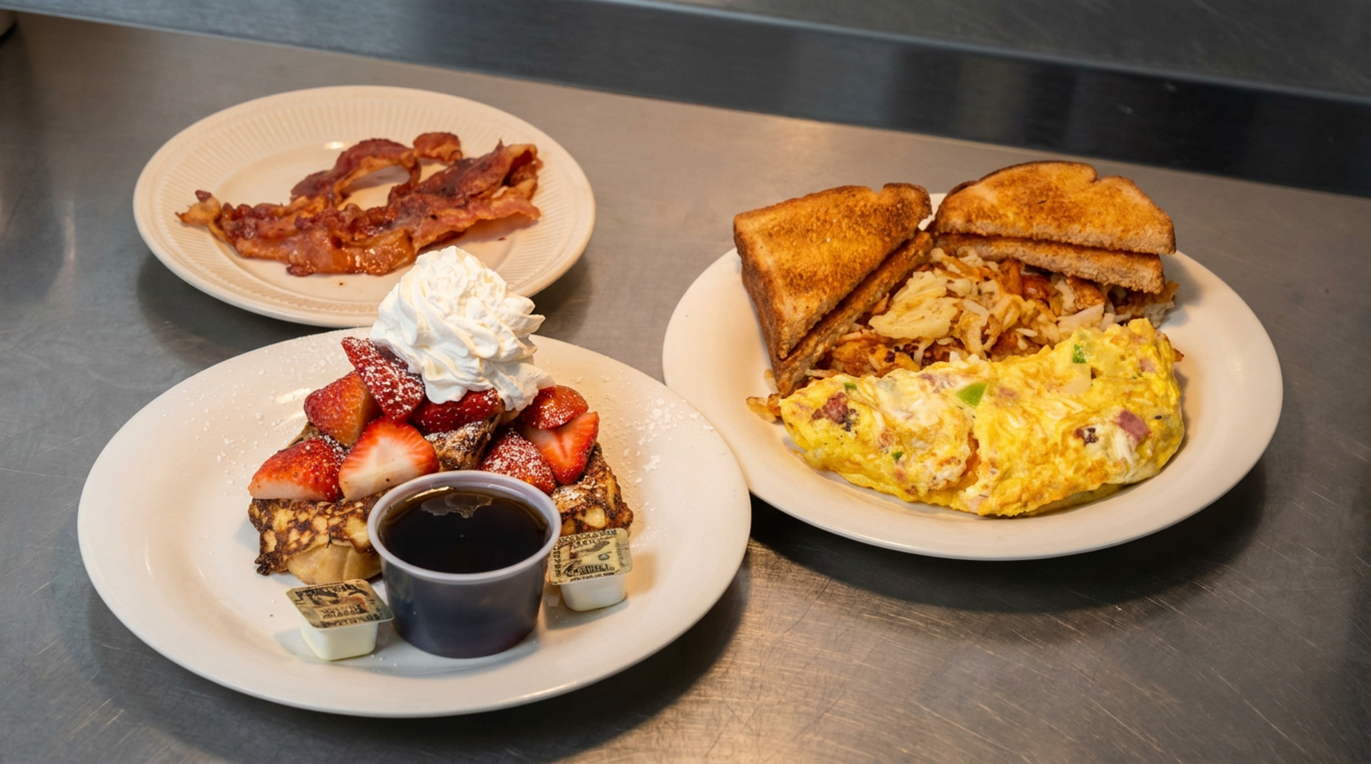 The omelets